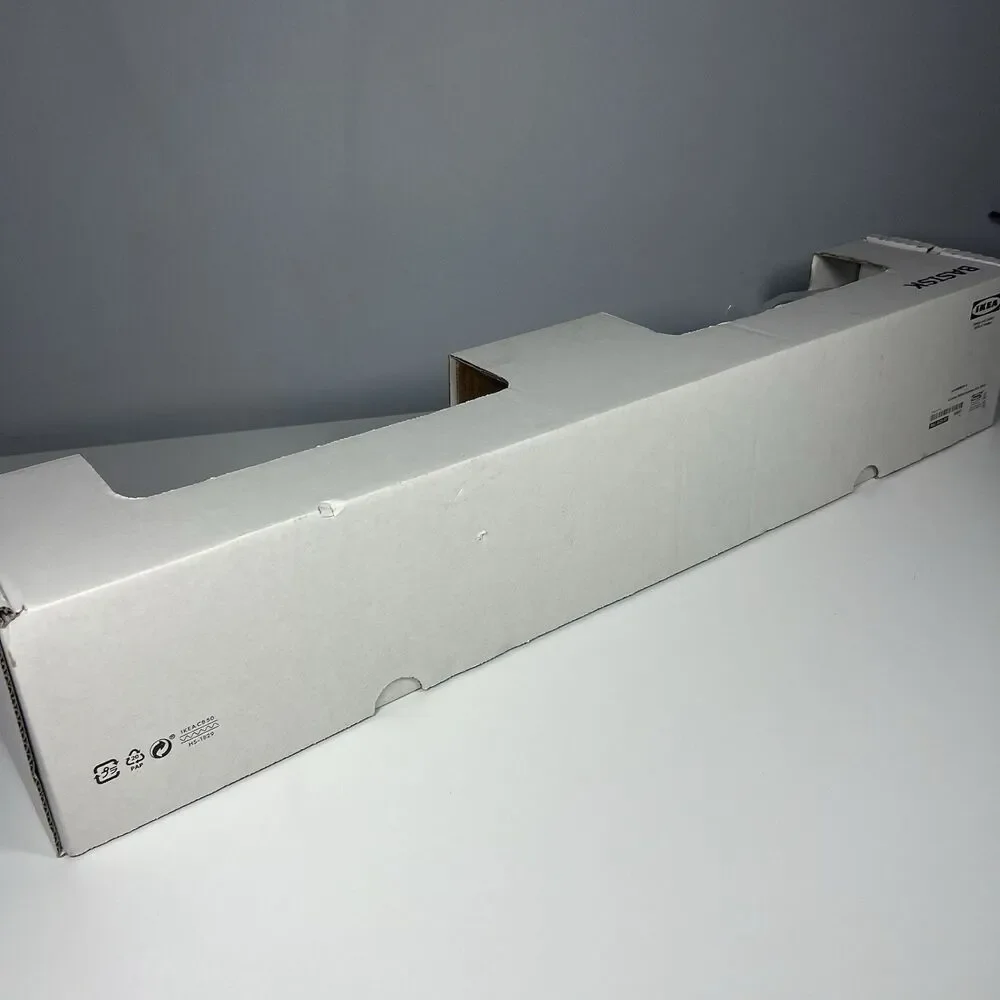 IKEA BASISK 3-Light Ceiling Track Spotlight Nickel White Glass 902.625.87 NIB